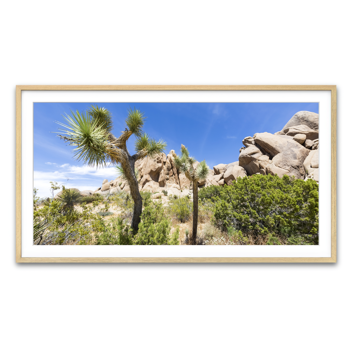 Framed Print 2x1 Natural