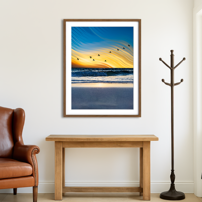 AUTO-MOCKUP ROOM | In Formation Wall Art