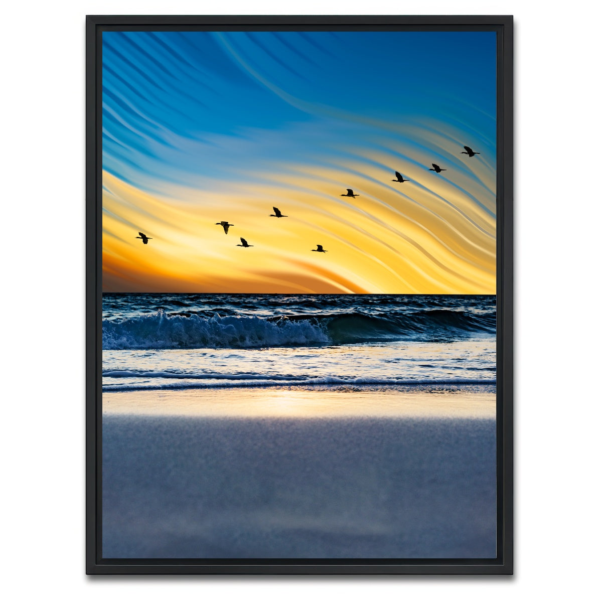 AUTO-MOCKUP WHITE | In Formation | 1 Piece | Black Framed Canvas | group=3x4