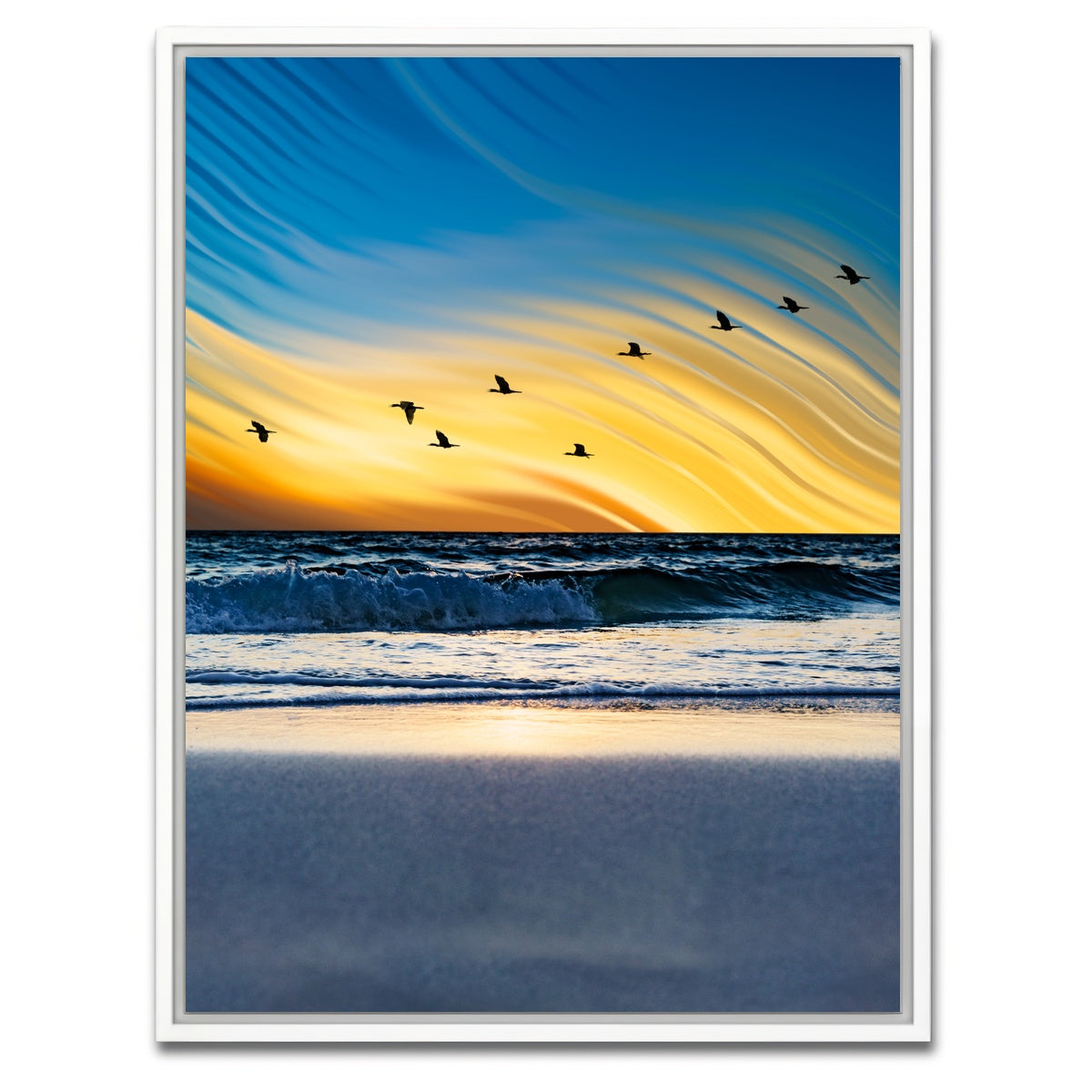 AUTO-MOCKUP WHITE | In Formation | 1 Piece | White Framed Canvas | group=3x4
