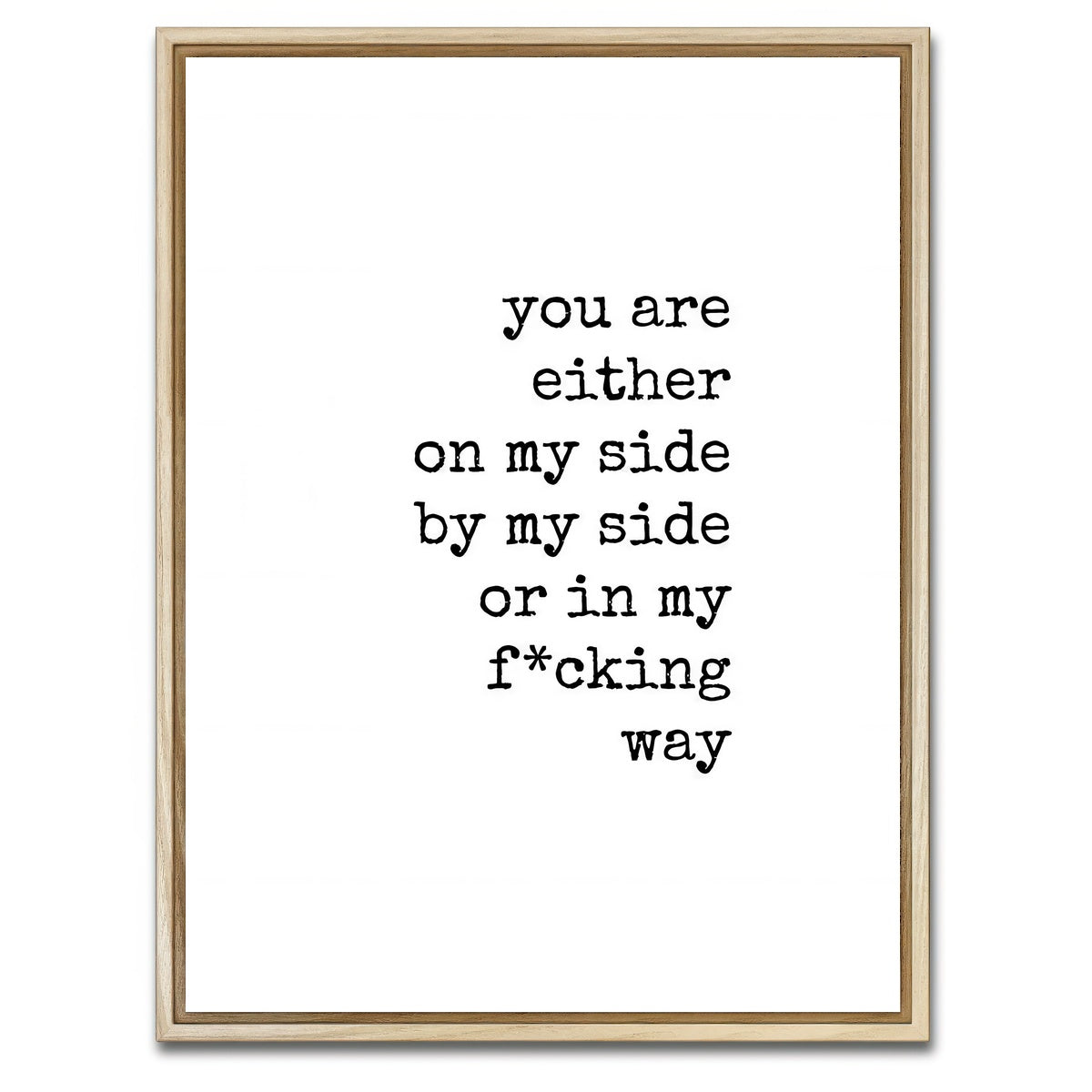 AUTO-MOCKUP WHITE | In My Way | 1 Piece | Natural Framed Canvas | group=3x4