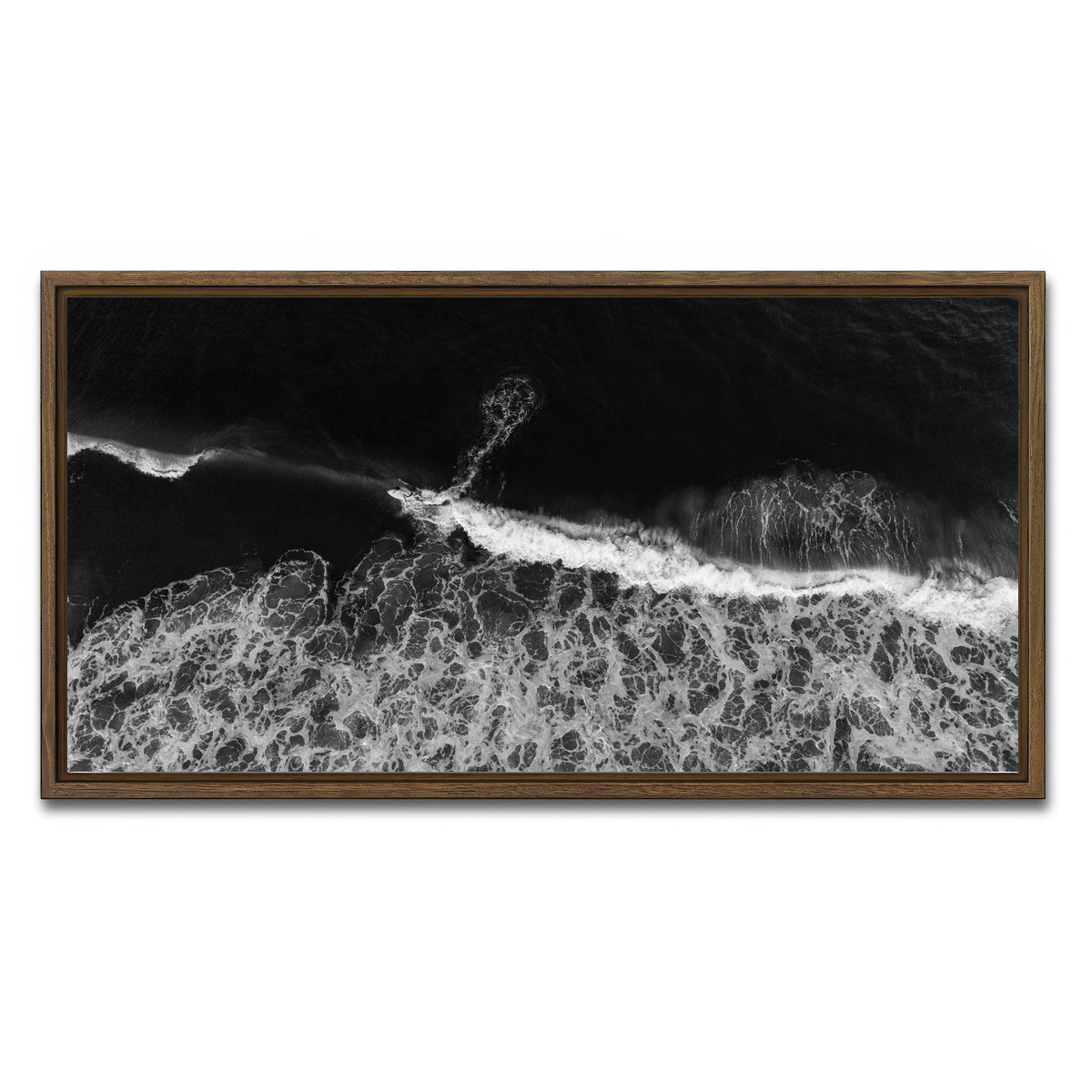AUTO-MOCKUP WHITE | In the Break | 1 Piece | Walnut Framed Canvas | group=2x1