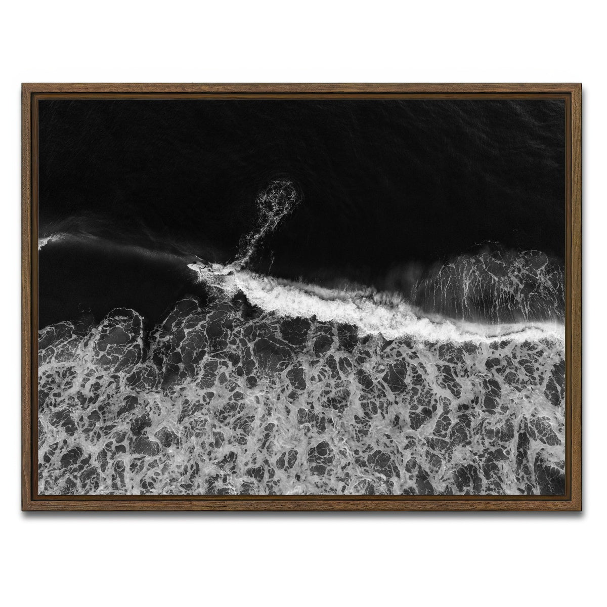 AUTO-MOCKUP WHITE | In the Break | 1 Piece | Walnut Framed Canvas | group=4x3
