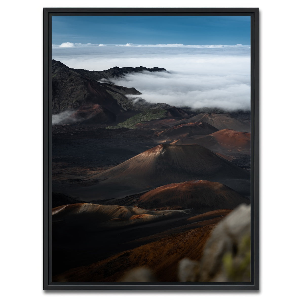 AUTO-MOCKUP WHITE | In the Crater | 1 Piece | Black Framed Canvas | group=3x4