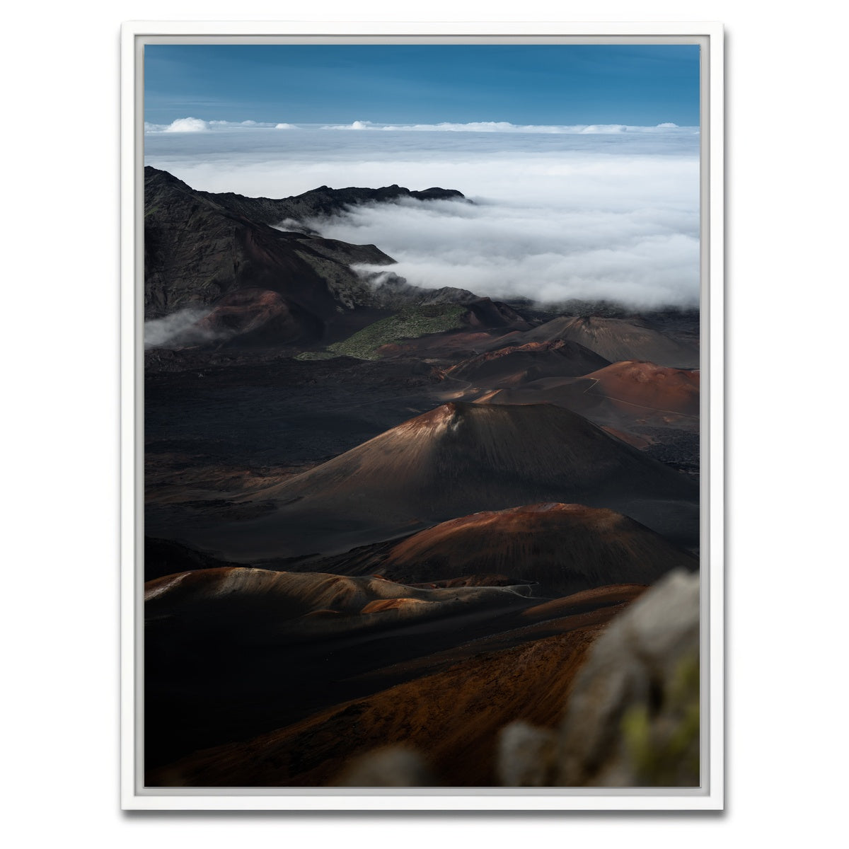 AUTO-MOCKUP WHITE | In the Crater | 1 Piece | White Framed Canvas | group=3x4