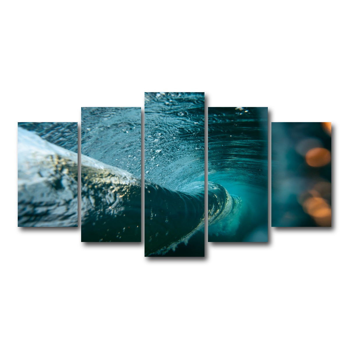 AUTO-MOCKUP WHITE | In the Wave | 5 Piece | Gallery Wrap Canvas | group=5_normal