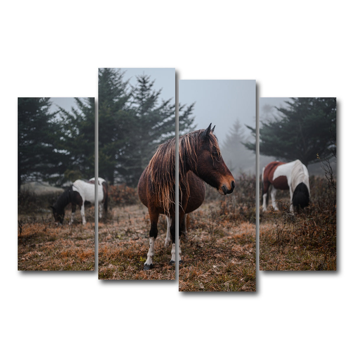 AUTO-MOCKUP WHITE | In the Wild | 4 Piece | Gallery Wrap Canvas | group=4_normal