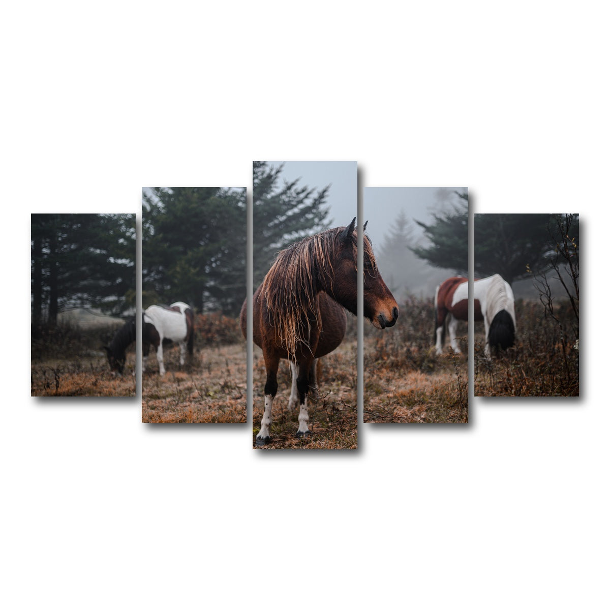 AUTO-MOCKUP WHITE | In the Wild | 5 Piece | Gallery Wrap Canvas | group=5_normal