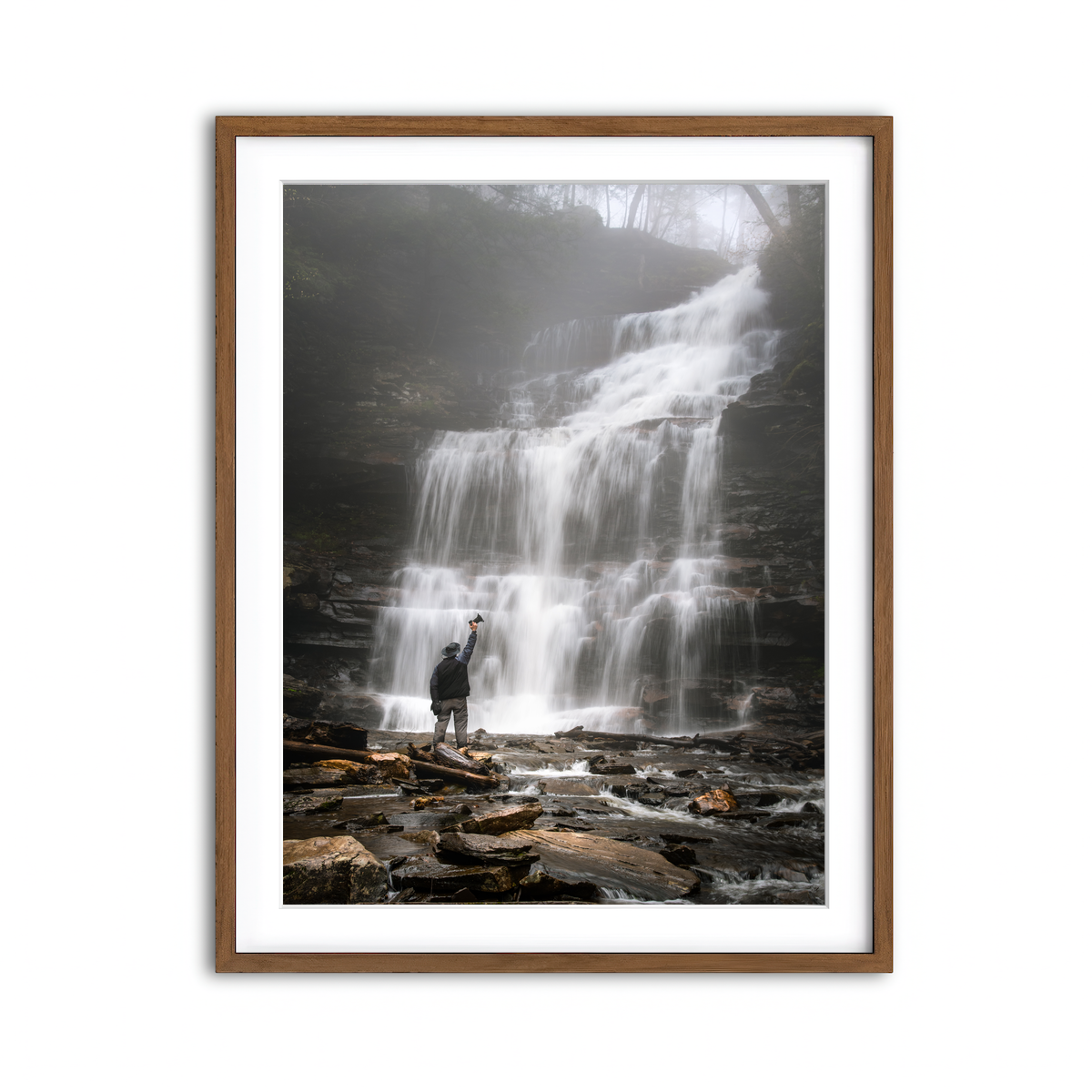 Framed Print 3x4 Walnut