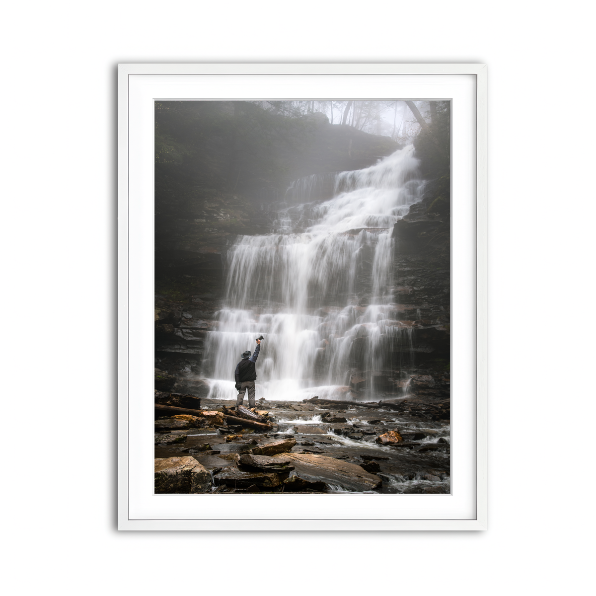 Framed Print 3x4 White