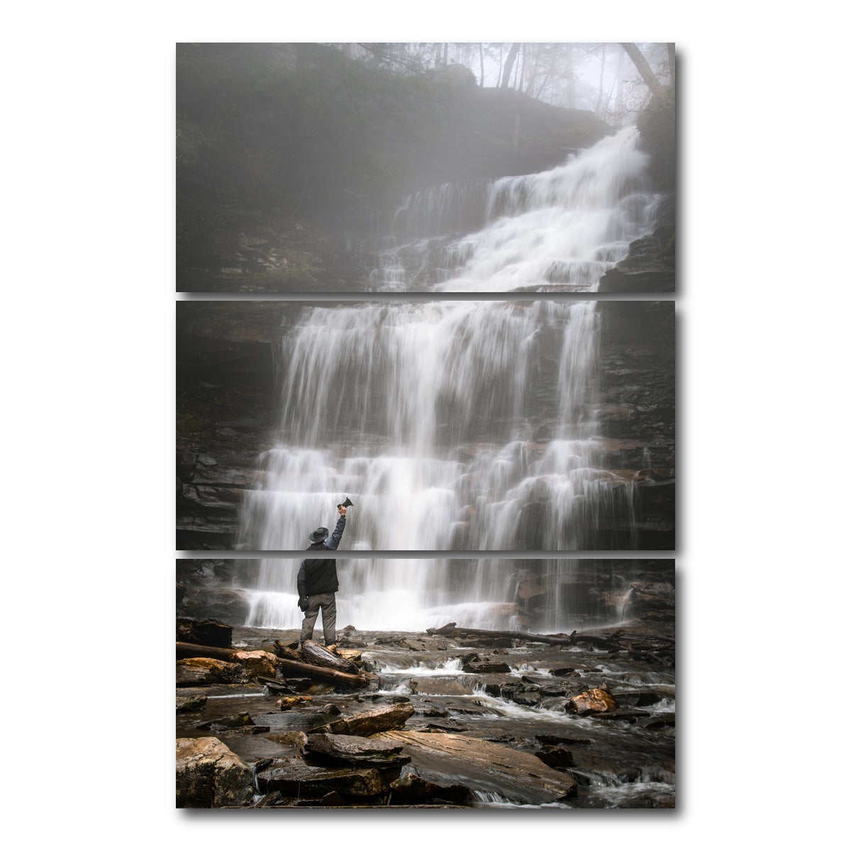 AUTO-MOCKUP WHITE | In to Perspective | 3 Piece | Gallery Wrap Canvas | group=12x24_stacked