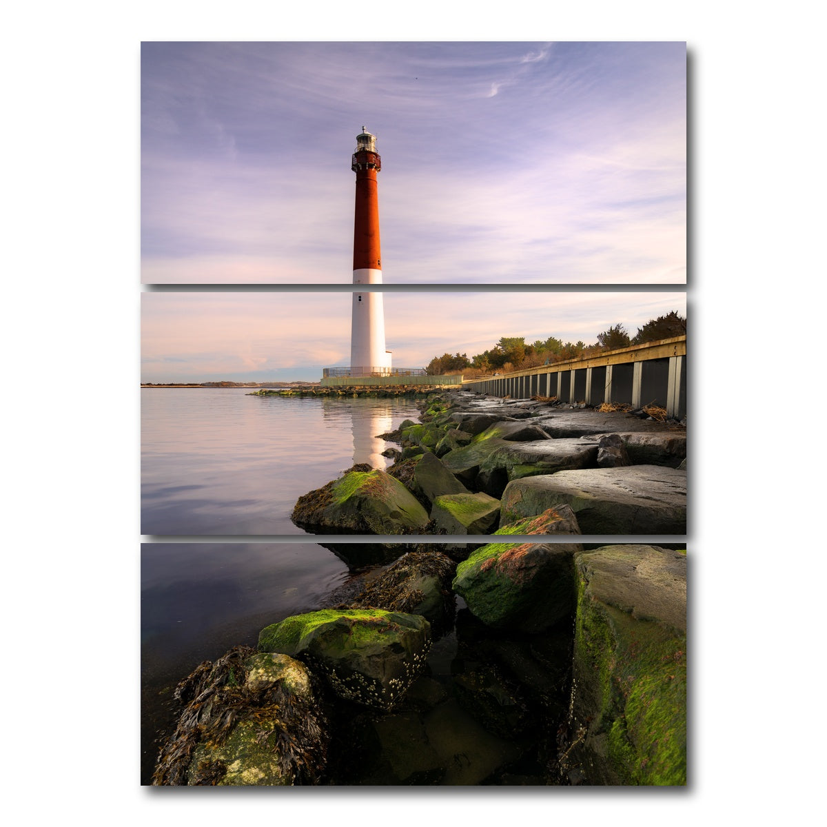 AUTO-MOCKUP WHITE | In too Deep | 3 Piece | Gallery Wrap Canvas | group=8x18_stacked