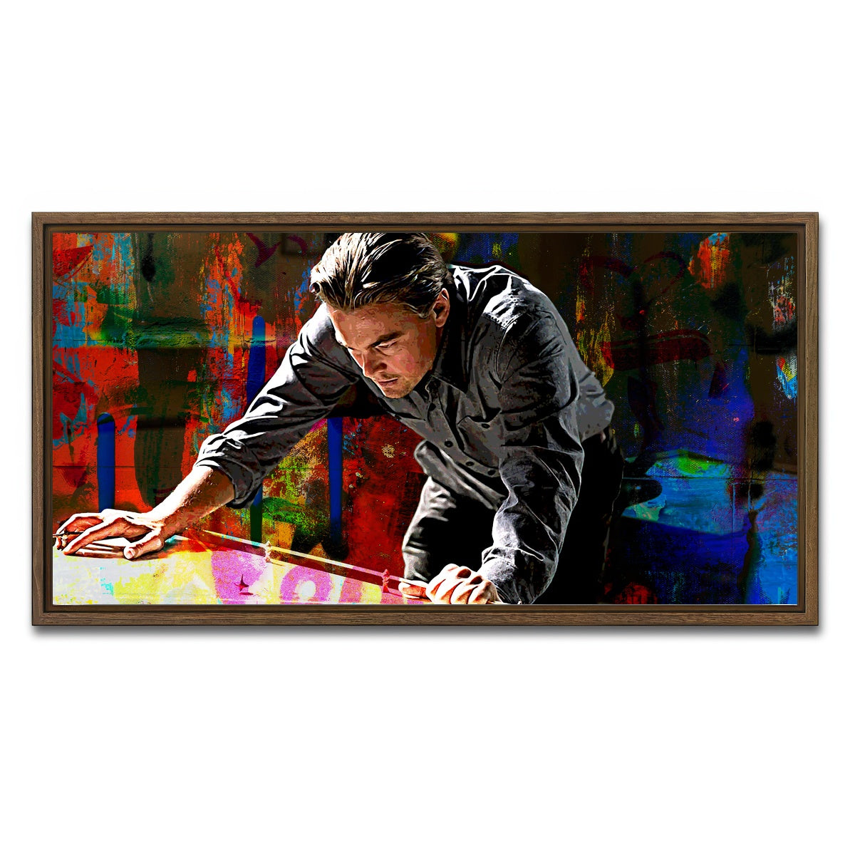 AUTO-MOCKUP WHITE | Inception - Cobb | 1 Piece | Walnut Framed Canvas | group=2x1