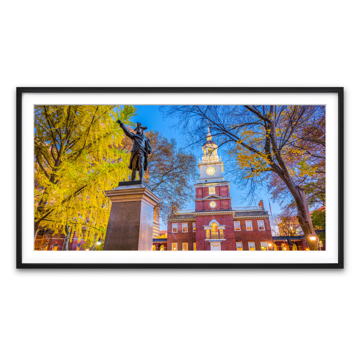 Framed Print 2x1 Black