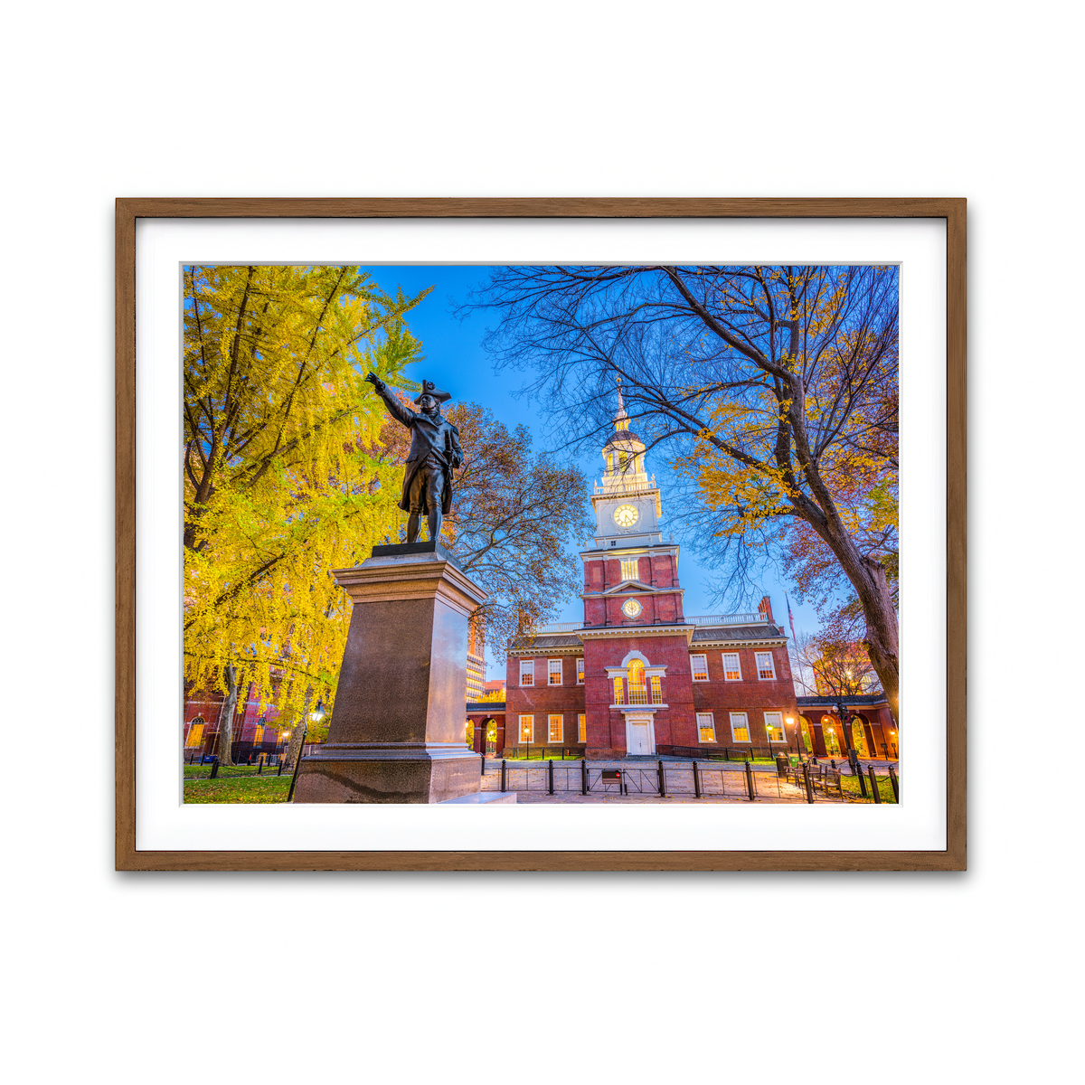 Framed Print 4x3 Walnut