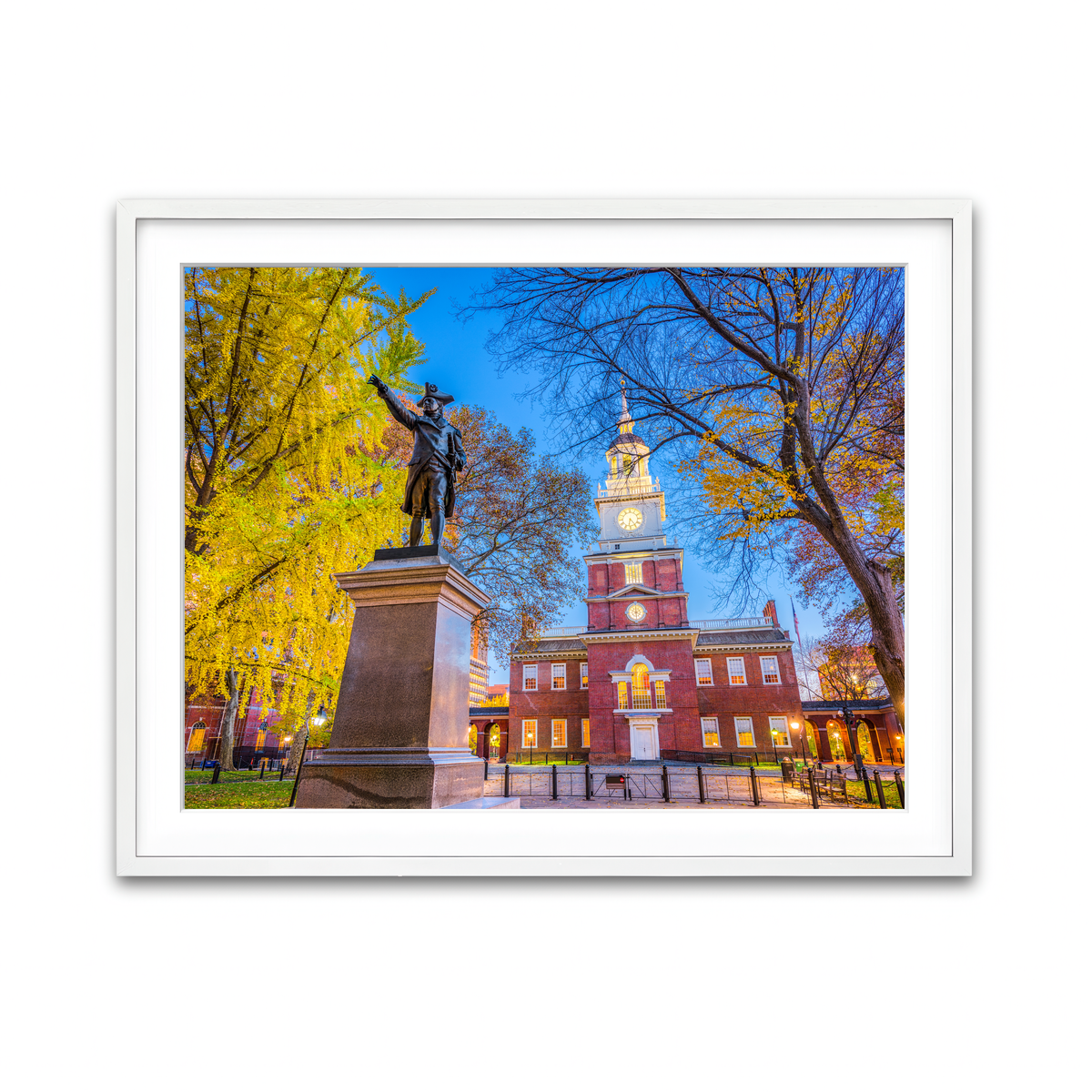 Framed Print 4x3 White