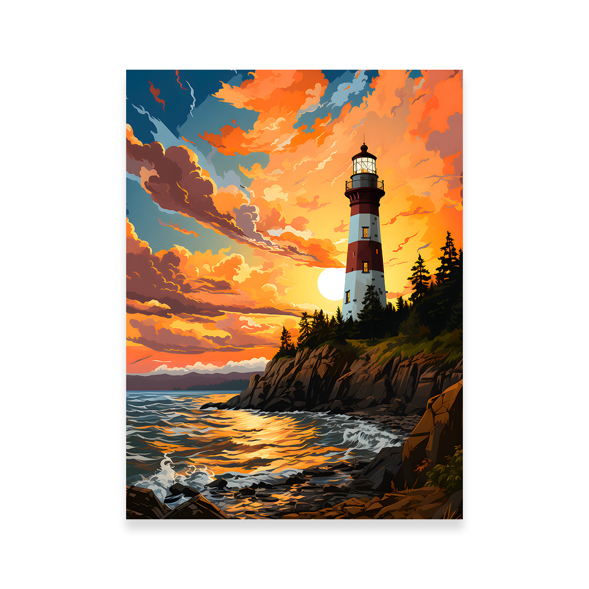India - Kovalam Lighthouse Wall Art