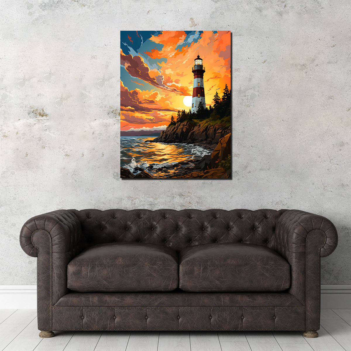 India - Kovalam Lighthouse Wall Art