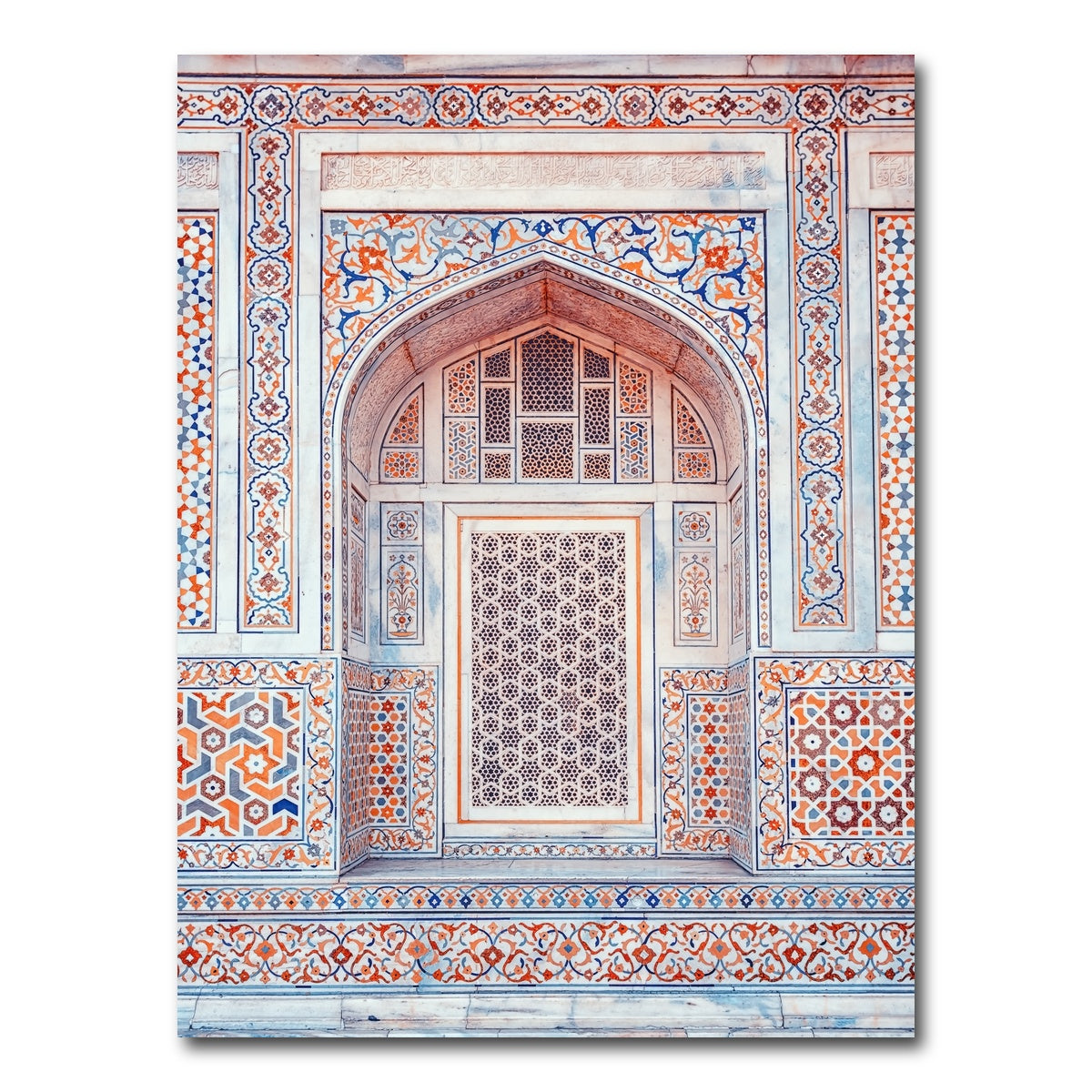 AUTO-MOCKUP WHITE | Indian Architecture | 1 Piece | Gallery Wrap Canvas | group=3x4