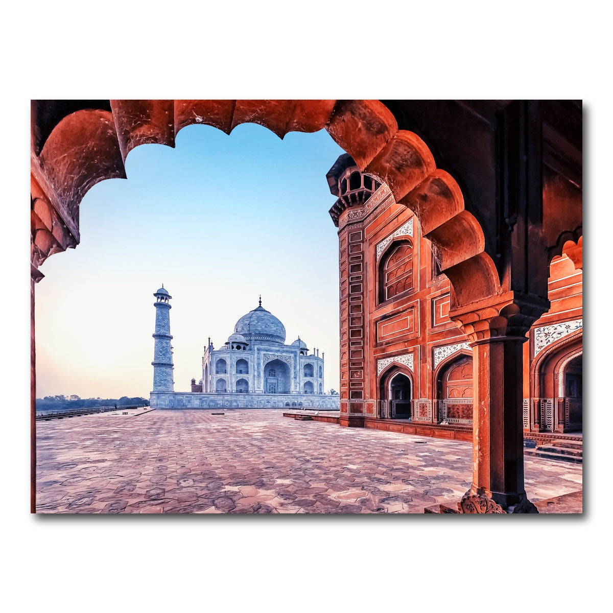 AUTO-MOCKUP WHITE | Indian Monument | 1 Piece | Gallery Wrap Canvas | group=4x3