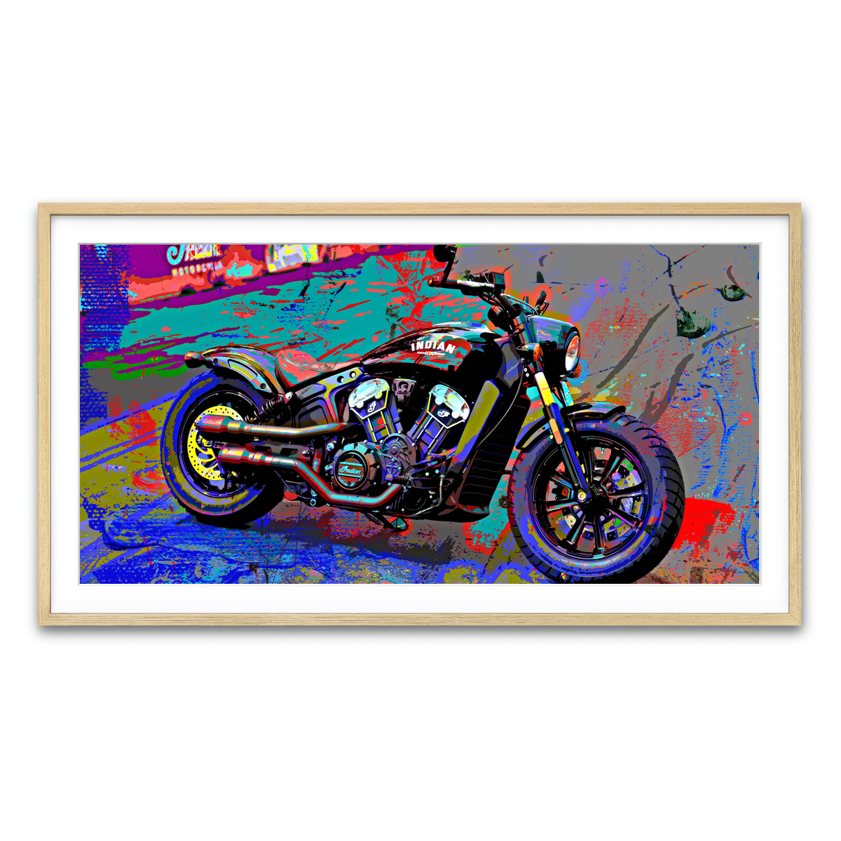 Framed Print 2x1 Natural