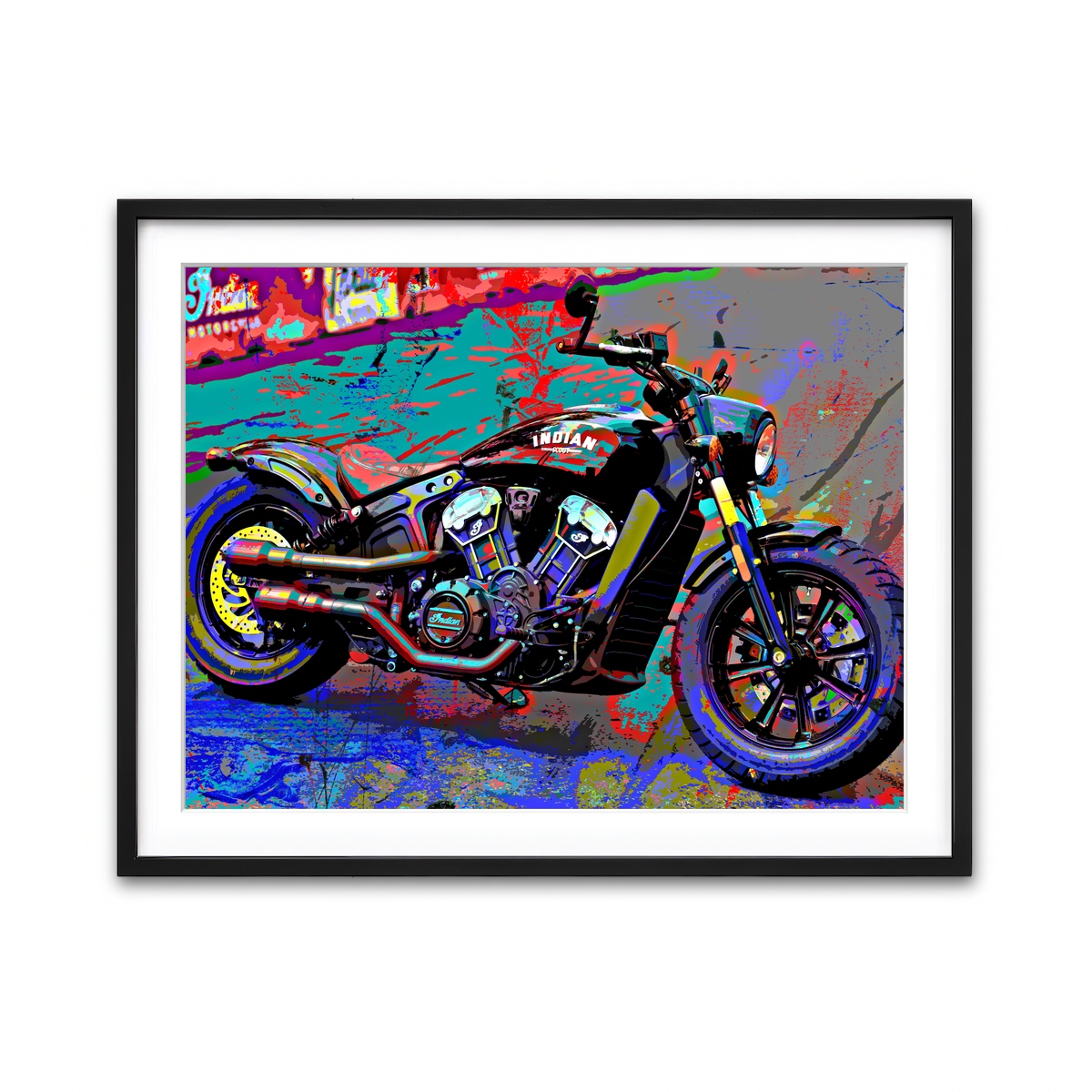 Framed Print 4x3 Black