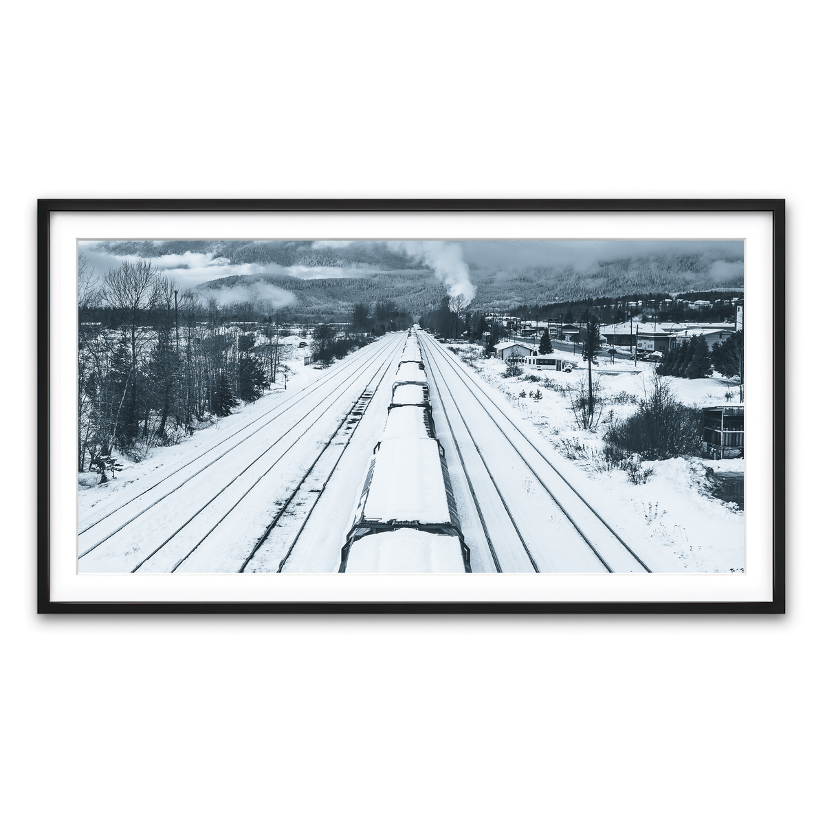 Framed Print 2x1 Black