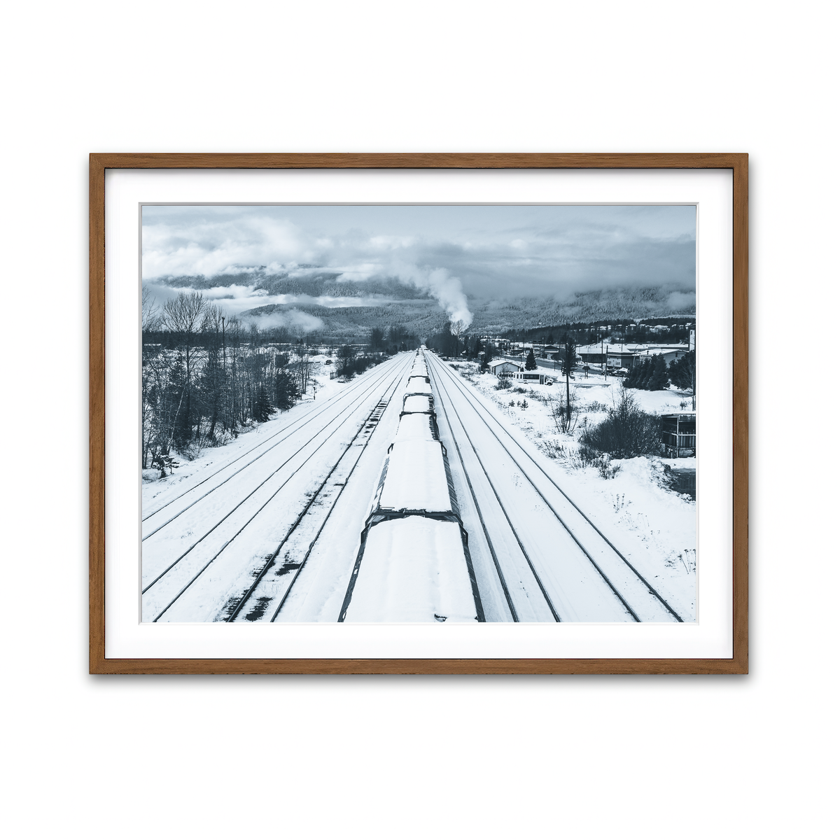 Framed Print 4x3 Walnut