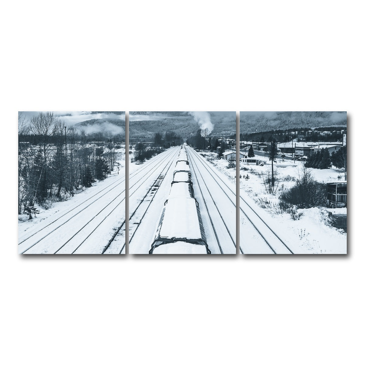 AUTO-MOCKUP WHITE | Industrial Overpass | 3 Piece | Gallery Wrap Canvas | group=18x24