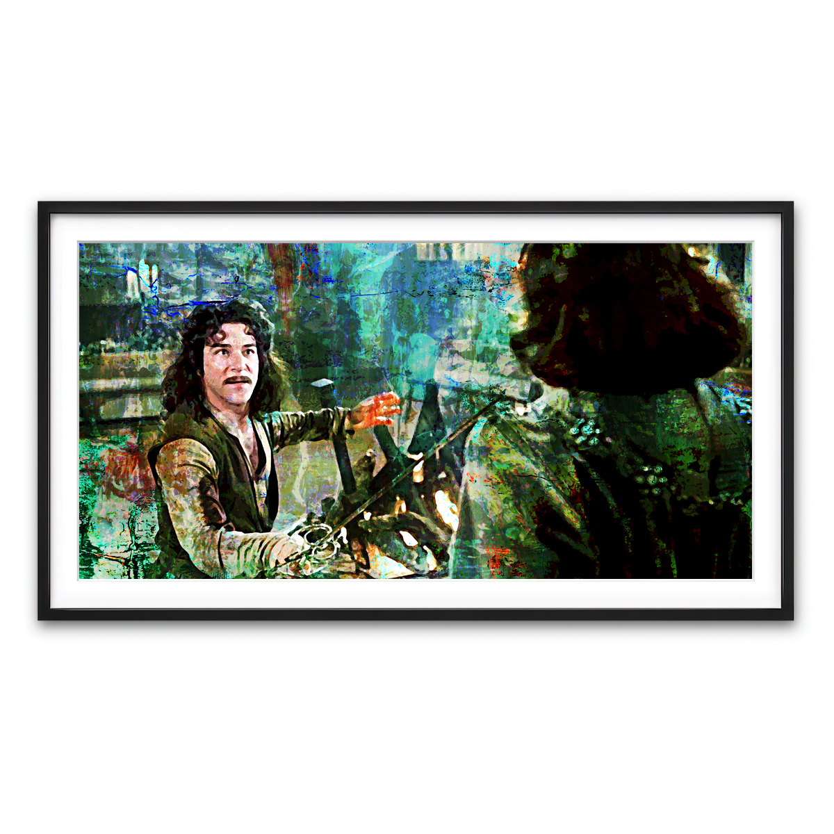 Framed Print 2x1 Black