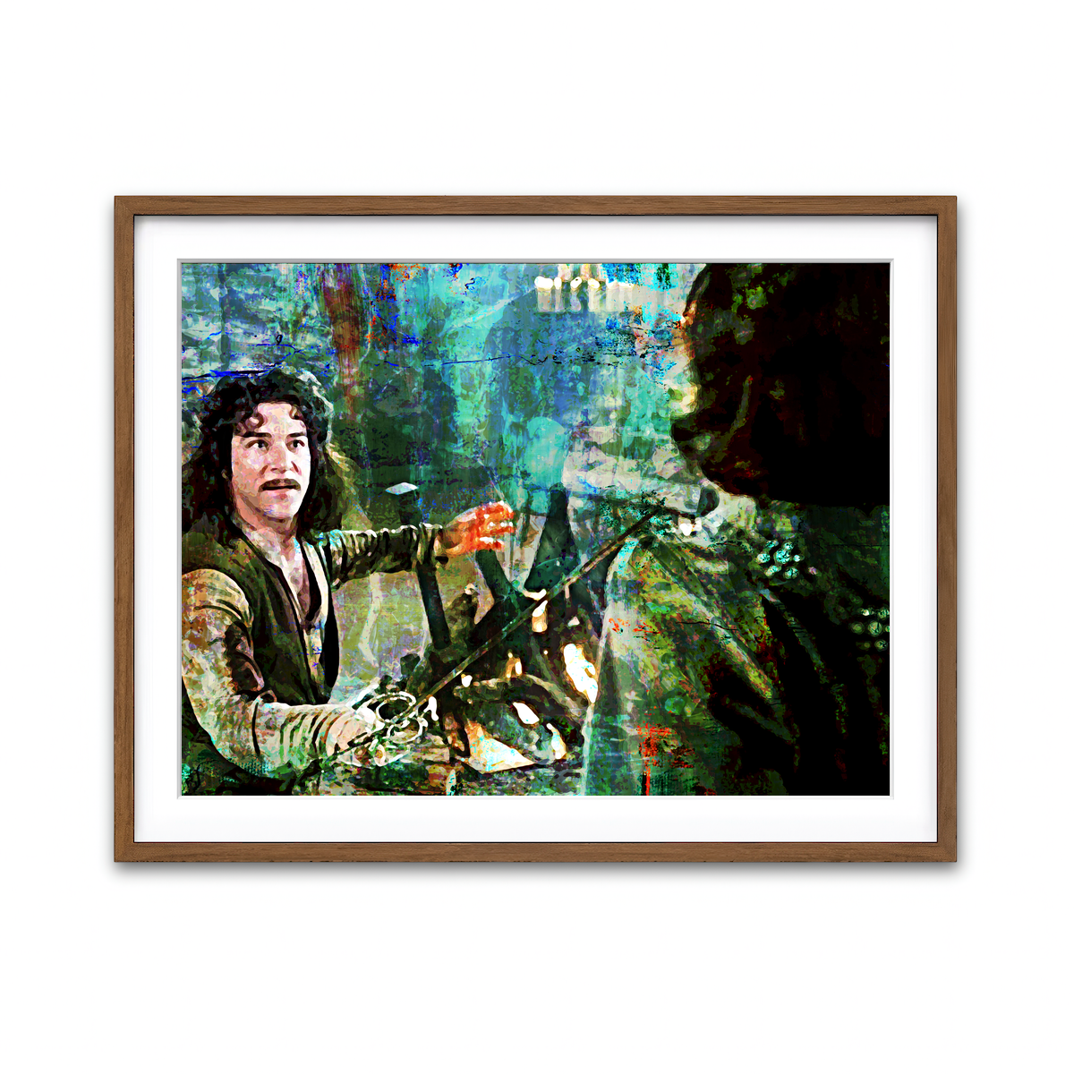 Framed Print 4x3 Walnut