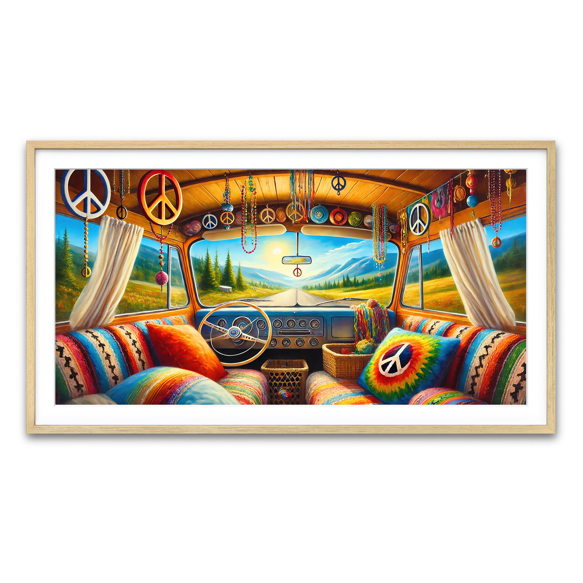 Framed Print 2x1 Natural