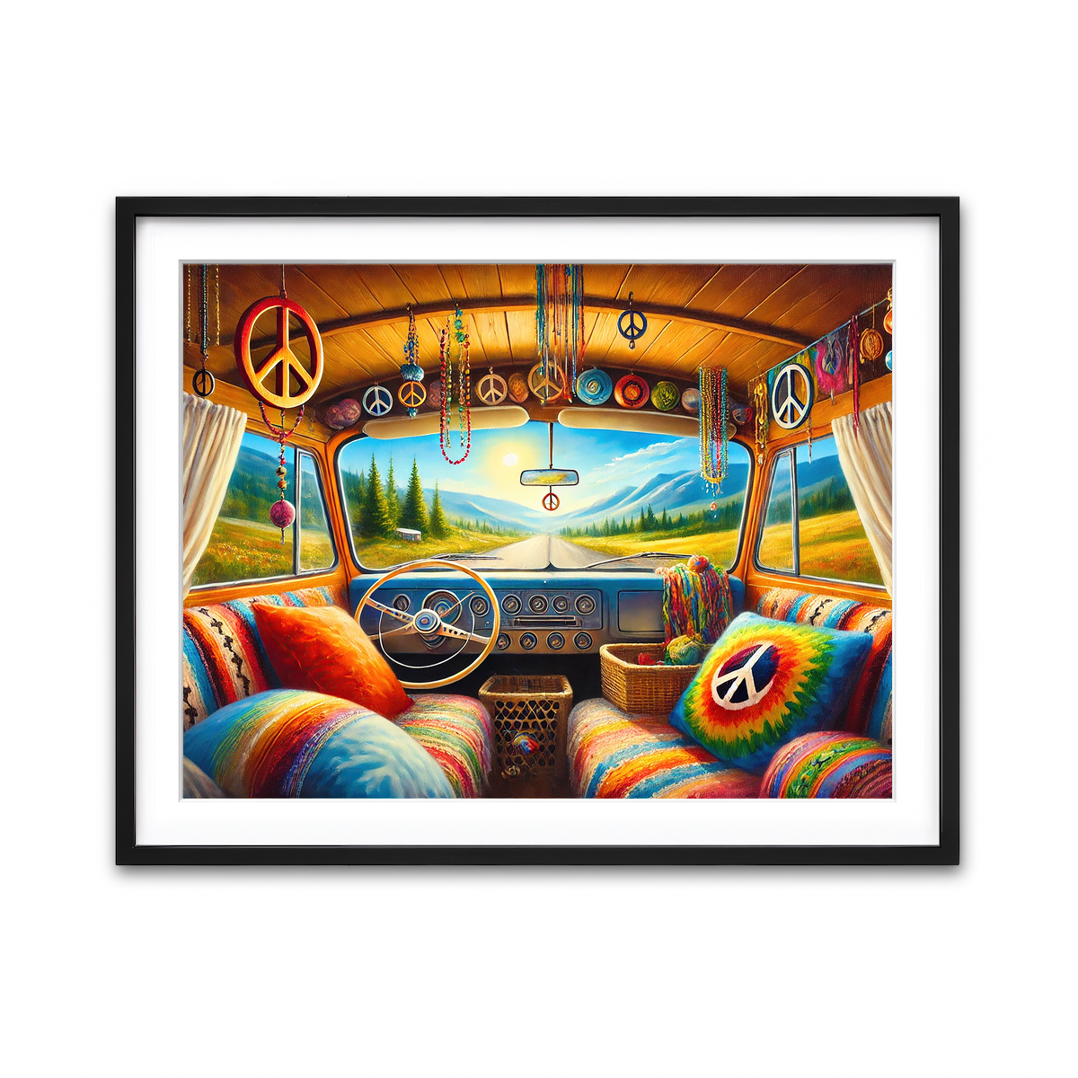 Framed Print 4x3 Black