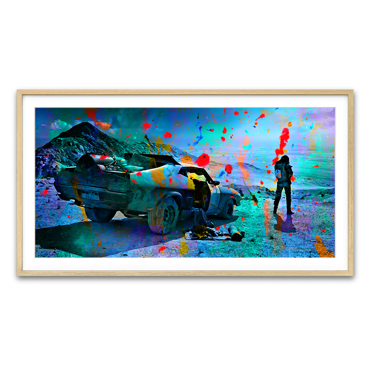 Framed Print 2x1 Natural