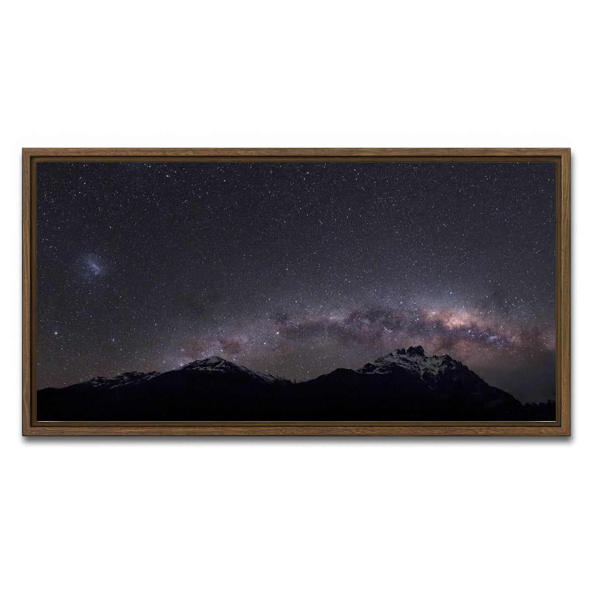 AUTO-MOCKUP WHITE | Intergalactic Road | 1 Piece | Walnut Framed Canvas | group=2x1