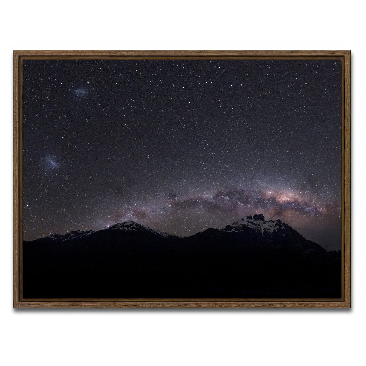 AUTO-MOCKUP WHITE | Intergalactic Road | 1 Piece | Walnut Framed Canvas | group=4x3