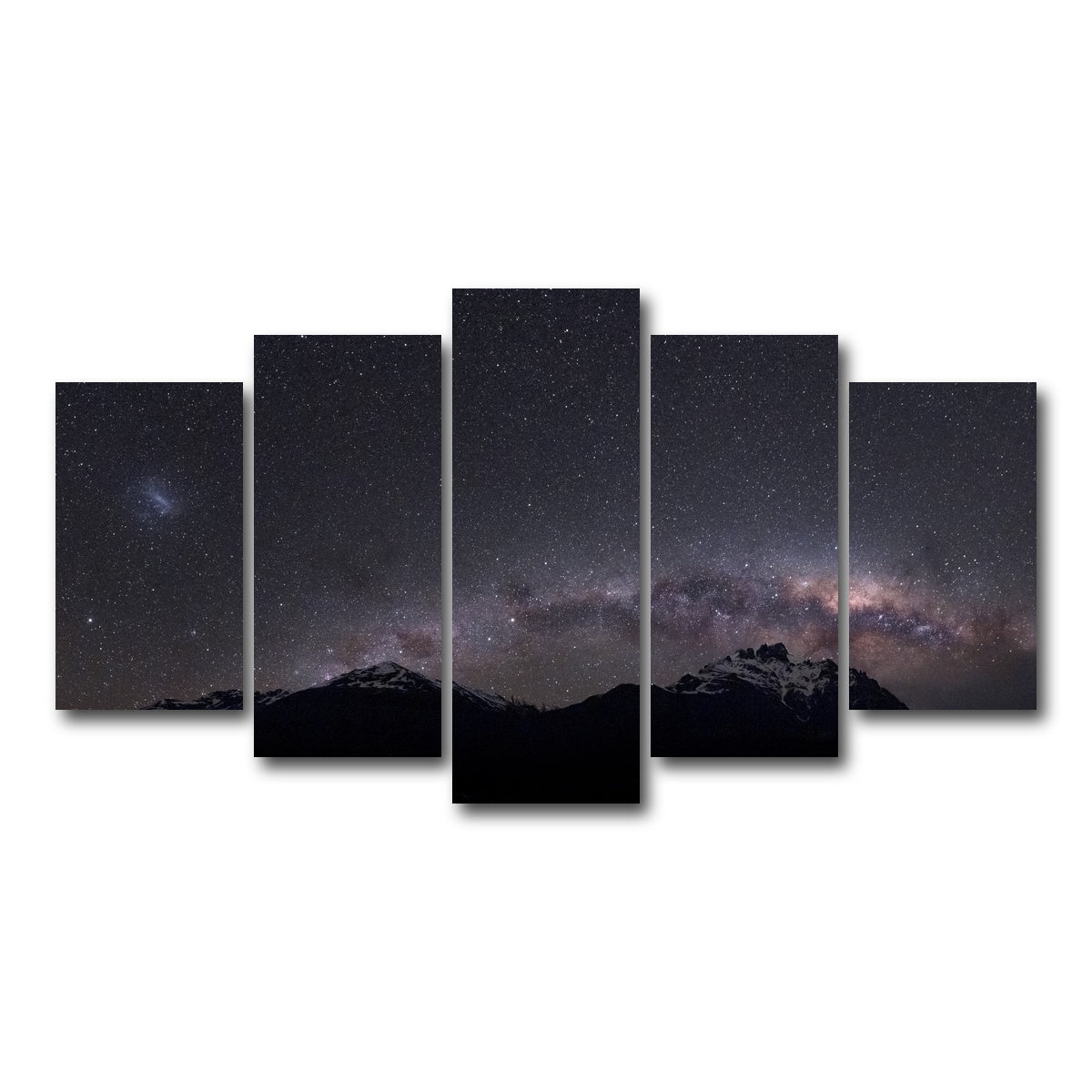 AUTO-MOCKUP WHITE | Intergalactic Road | 5 Piece | Gallery Wrap Canvas | group=5_normal