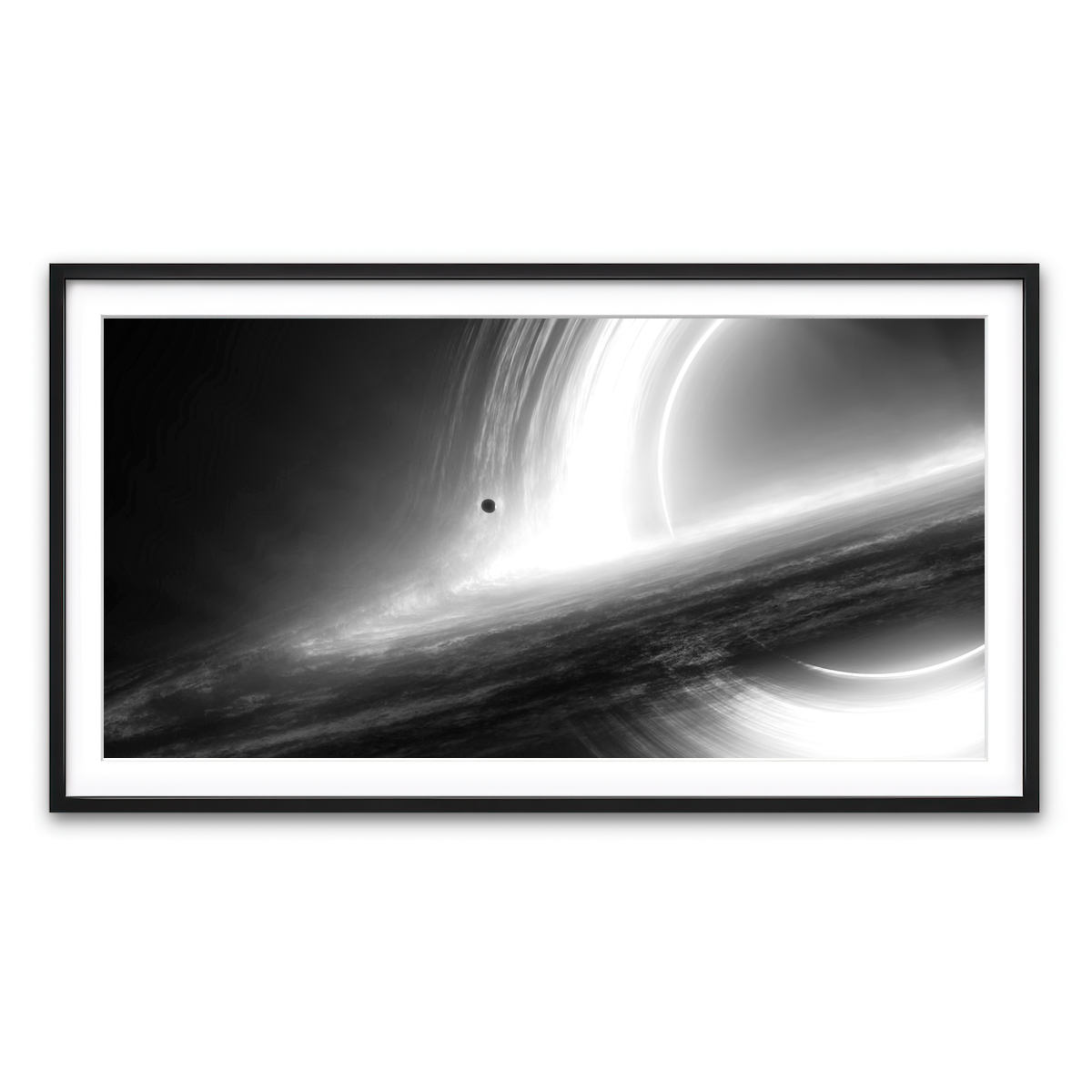 Framed Print 2x1 Black