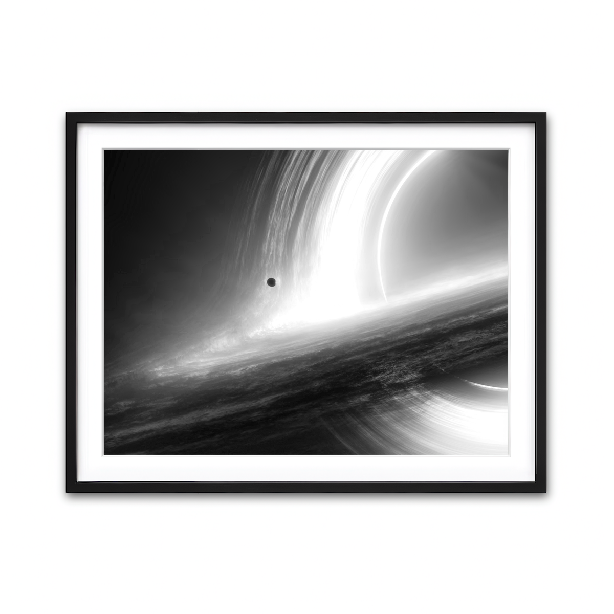 Framed Print 4x3 Black