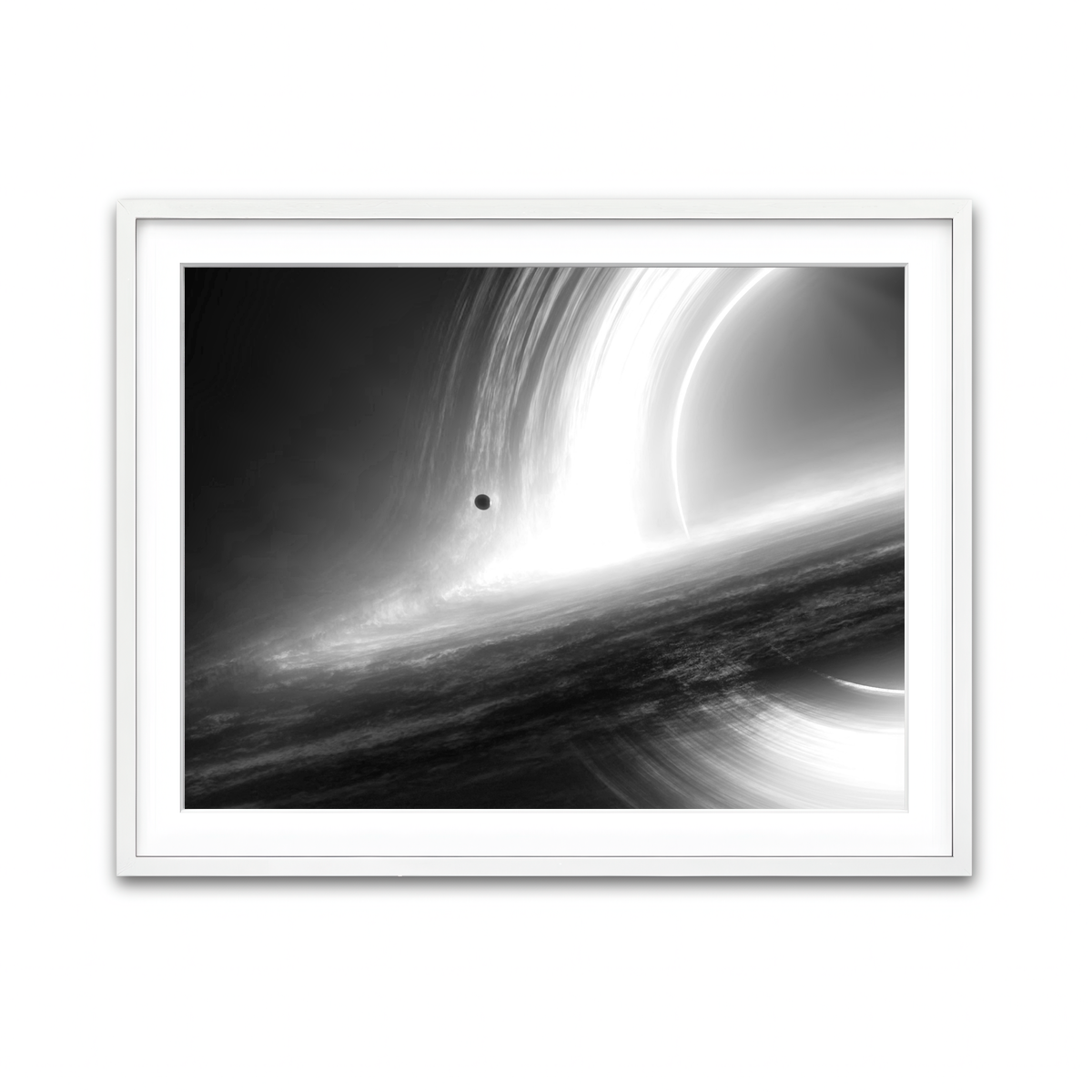 Framed Print 4x3 White