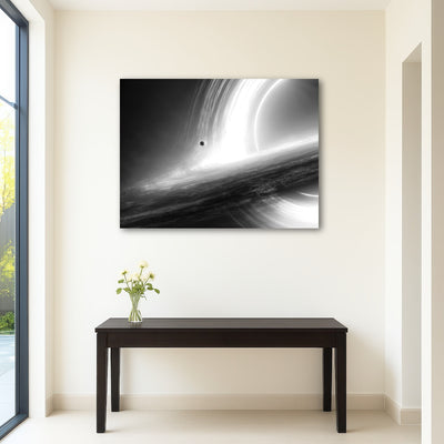 AUTO-MOCKUP ROOM | Interstellar Gargantua Grayscale