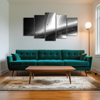 AUTO-MOCKUP ROOM | Interstellar Gargantua Grayscale