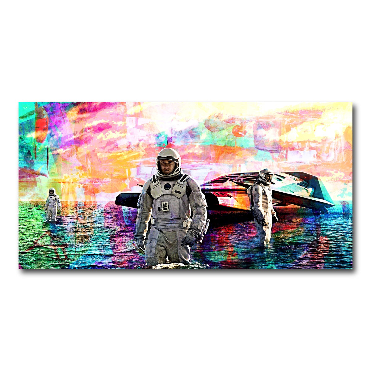 AUTO-MOCKUP WHITE | Interstellar Water Landing | 1 Piece | Gallery Wrap Canvas | group=2x1