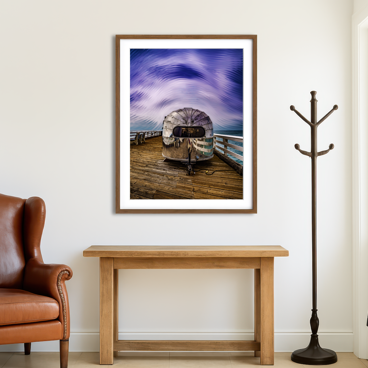 AUTO-MOCKUP ROOM | Into the Air Stream Wall Art