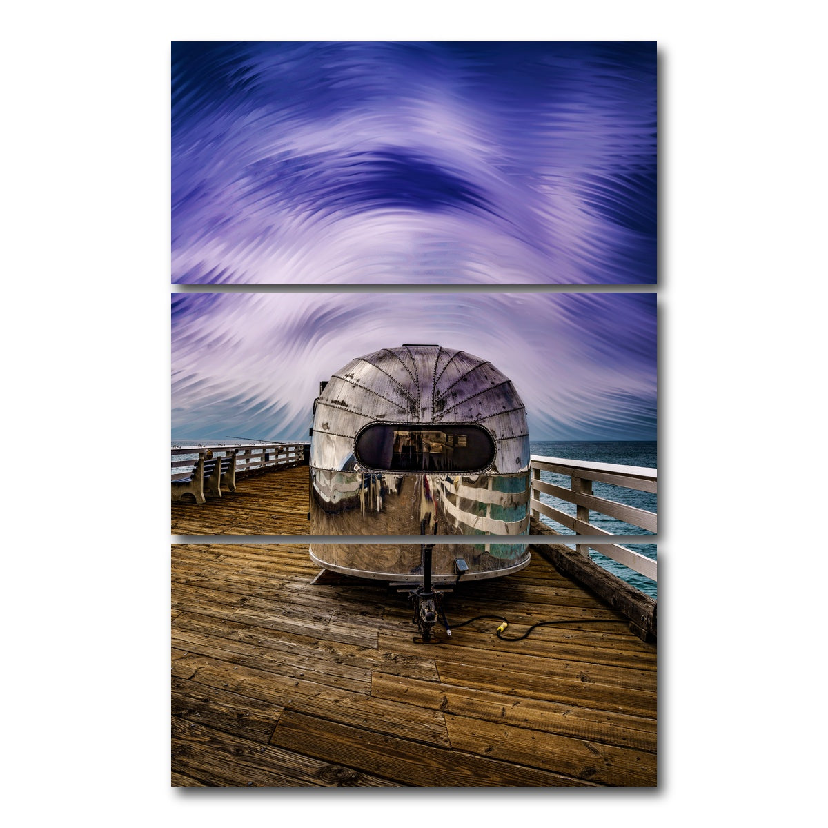 AUTO-MOCKUP WHITE | Into the Air Stream | 3 Piece | Gallery Wrap Canvas | group=12x24_stacked