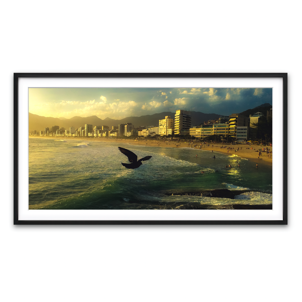 Framed Print 2x1 Black