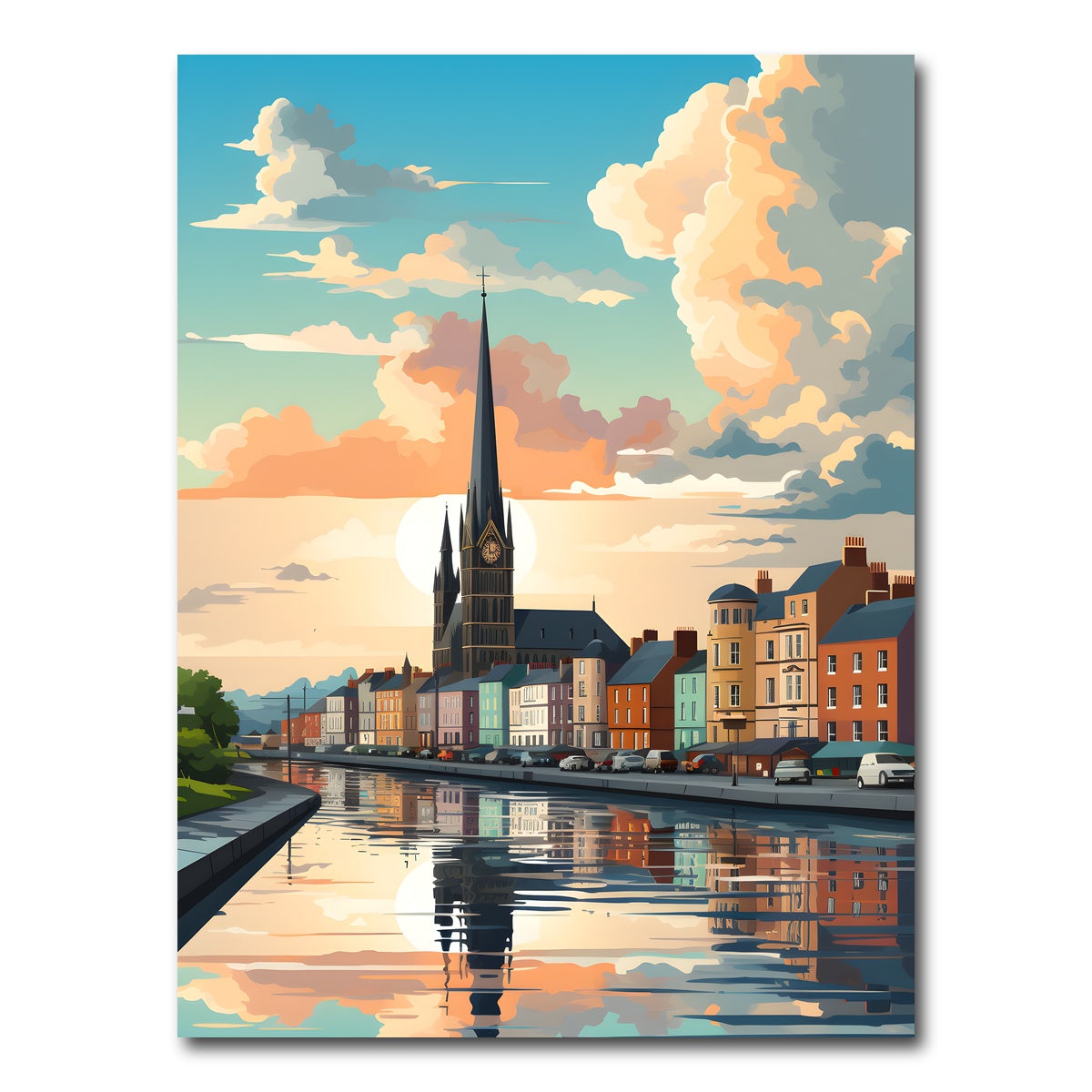 AUTO-MOCKUP WHITE | Ireland - Galway | 1 Piece | Gallery Wrap Canvas | group=3x4