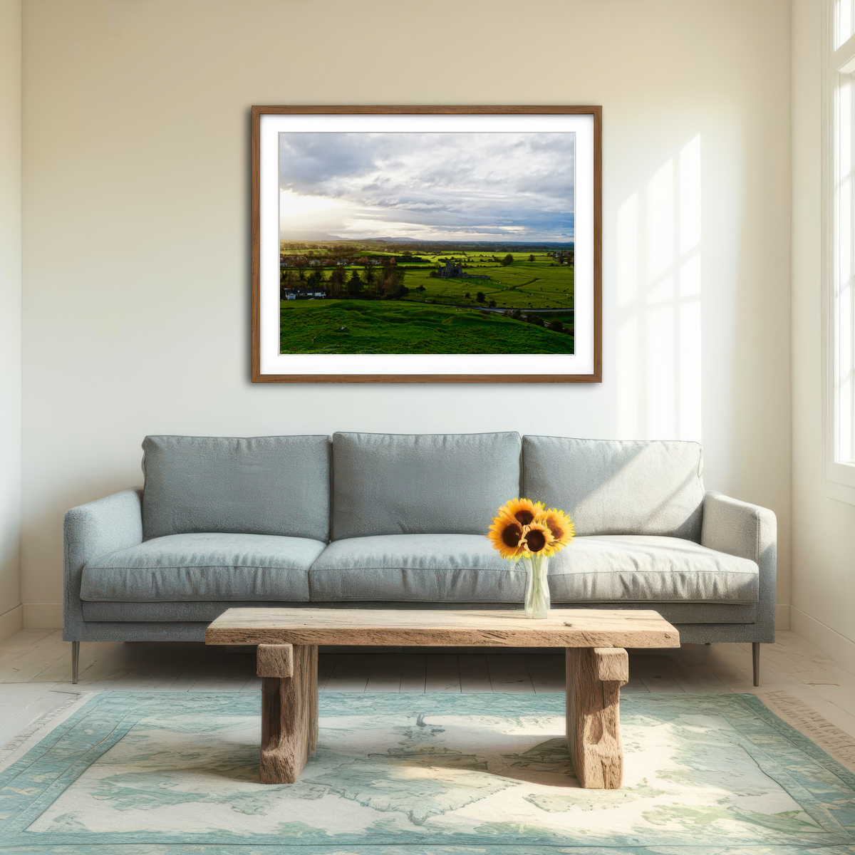 AUTO-MOCKUP ROOM | Irish Countryside Wall Art