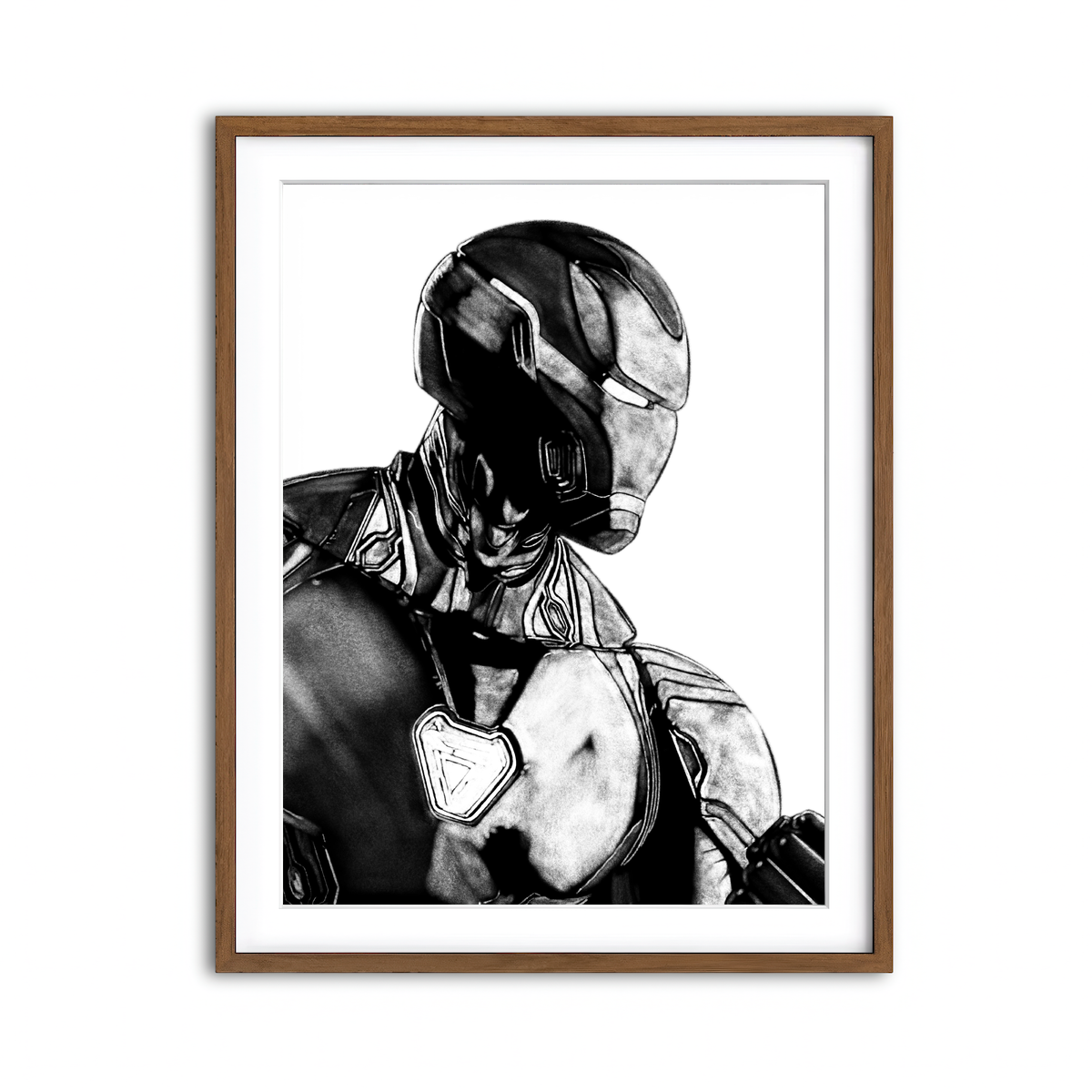 Framed Print 3x4 Walnut