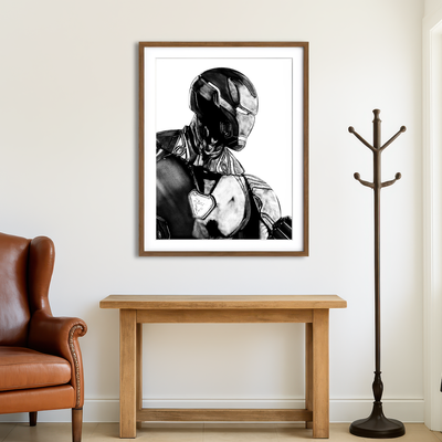 AUTO-MOCKUP ROOM | Iron Man Wall Art